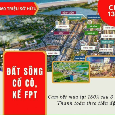 SUẤT ƯU ĐÃI NỘI BỘ GIÁ 850T VEN SÔNG CỔ CÒ ĐÀ NẴNG