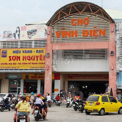 BÁN ĐẤT MẶT TIỀN DT609 BÊN HÔNG CHỢ VĨNH ĐIỆN