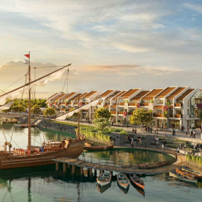 BT6m Cẩm Kim 103m2, 5.6m nở hậu 6m, sau view sông