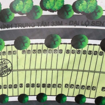 Đường 33m Sentosa Điện Ngọc 125m giá 2,1tỷ