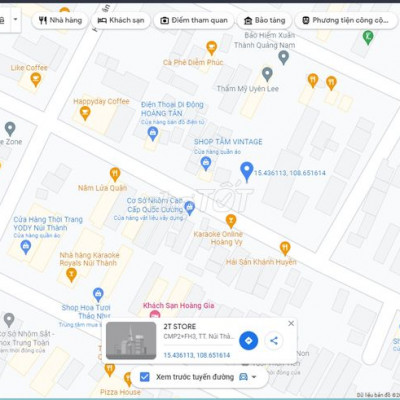 Cho thuê đất khối 3 Thi trấn Núi Thành, Quảng Nam