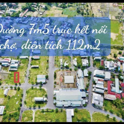 Hạ giá bán nhanh lô đất đường7,5m đắc địa ngaychợ