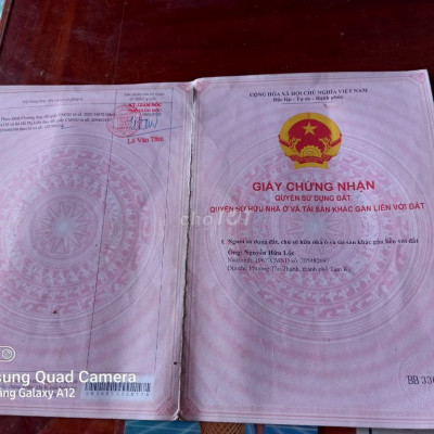 Kẹt tiền bán đất KDC Hòa Thuận, Tam Kỳ, Quảng Nam