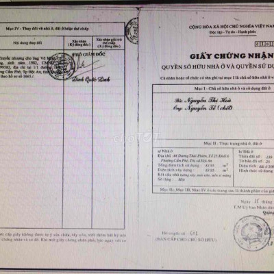 Cần Bán Gấp Nhà Hàng Phố Cổ Hội An