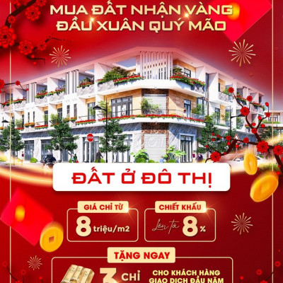ĐẤT THỊ TRẤN GIÁ 8tr/m2 NGAY KHO BẠC