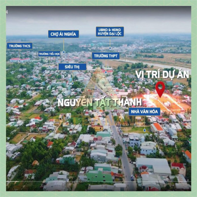 Bán lô đất đô thị trung tâm thị trấn Ái Nghĩa