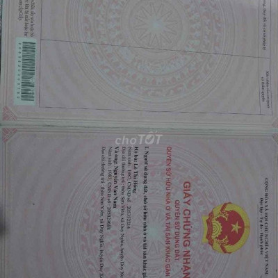 Đất thổ cư 150m2 Duy Nghĩa Quảng Nam