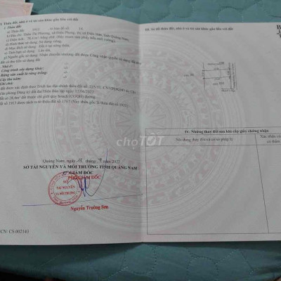 Bán 3 lô liền kề Điện Bàn gần chợ Hà Mật