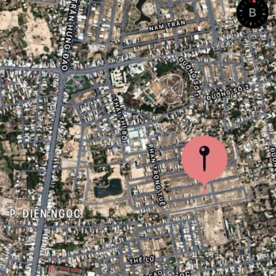 Đất chợ Điện Ngọc đường 7m5, 110m2, hướng Đông Nam