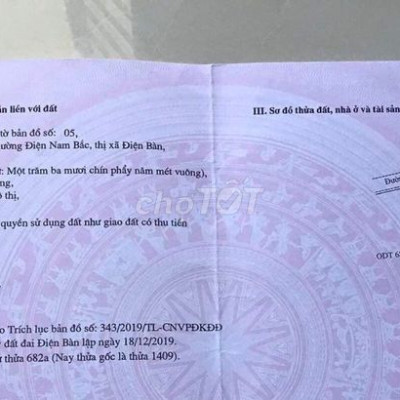 chính chủ cần bán lô 2 MT phường điện nam bắc