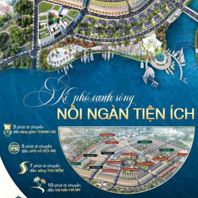 Đất Nền Khu Phố Chợ - Bắc Hội An - 130m2 đến 300m2