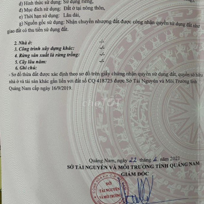 Đất 194 M2 Đường 5m/Điện Tiến - Điện Bàn