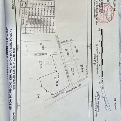 Bán đất trồng cây xã điện tiến thôn thái sơn