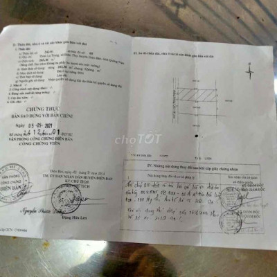 nhà cấp 4 gác đúc Điện Thọ - Điện Bàn - Quảng Nam