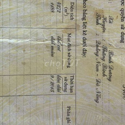 Đất Biển Bình Dương, Thăng Bình Quảng Nam