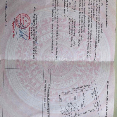 Chính chủ bán lô đất vườn tt hương an.phân lô đươc