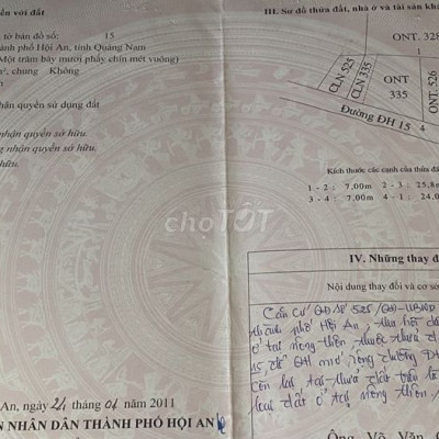 Đất Hội An Mặt Tiền Đường Trần Nhân Tông Giá Tốt