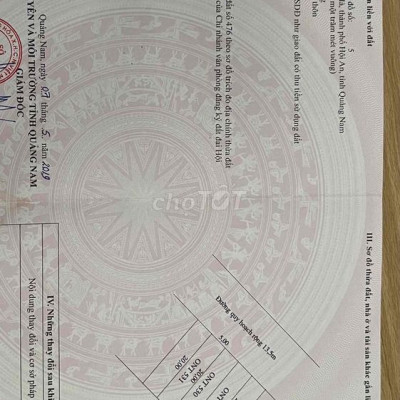 Bán Đất TP Hội An cách biển 2km cách phố cổ 3km