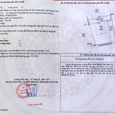 Cần bán đất Điện An