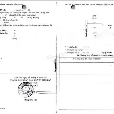 Bán lô đất thôn Ngân Giang. Điện Ngọc. Tx Điện Ban