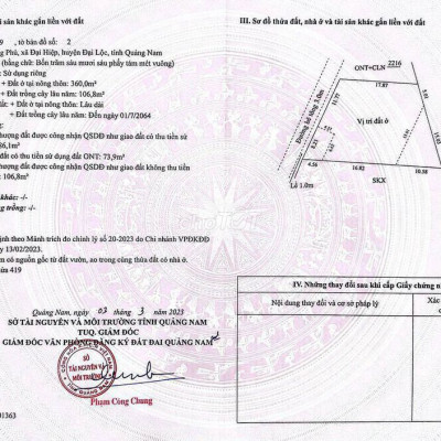 Cần tiền kinh doanh nên bán gấp lô đất giá rẻ