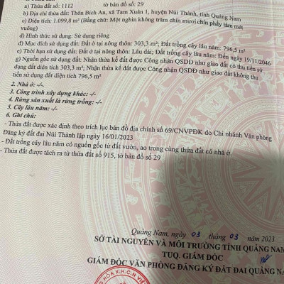 cần bán 1100m vuông đất có 300m vuông đất ở