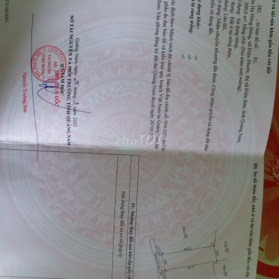 Đã có sổ 8*23 đất khu đông dân