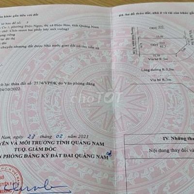 Bán đất đường nhựa 7,5m sát 607