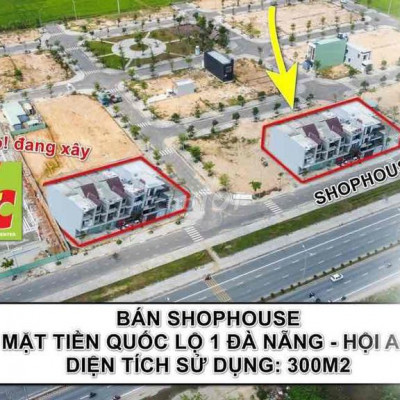 Bán Shophoue mặt tiền QL1A. giá rẻ số 1 thị trường