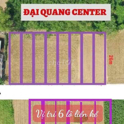 chủ cần bán 6 lô dt 130m2 tại Đại quang -Đại lộc