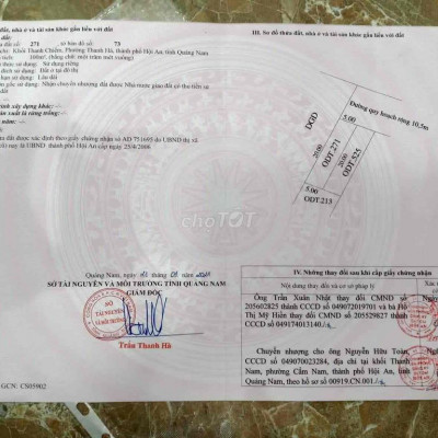 bán 100m đường lê trọng tấn. phường thanh hà