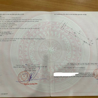 CHÍNH CHỦ BÁN NHÀ 380M2 THÀNH PHỐ TAM KỲ