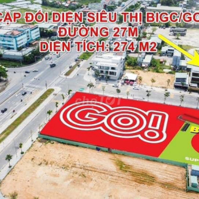 LÔ MẶT ĐƯỜNG 27M SÁT SIÊU THỊ GIÁ SẬP HẦM