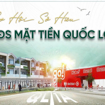 Đất mặt tiền quốc lộ, cạnh siêu thị, giá tốt