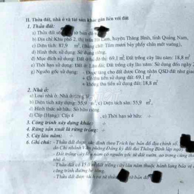 HxH Thái Phiên (gần UB Huyện, CC Thuế) 5x18