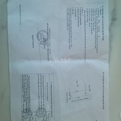 Đại hồng, đại lộc 2mt Dt 74m2 Giá chỉ 199tr