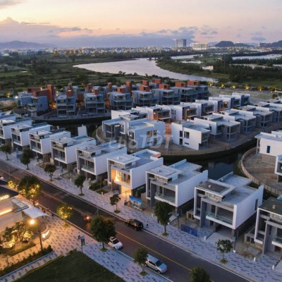 Biệt thự Regal Victoria hướng trọn tầm nhìn view sông Cổ Cò xinh đẹp.