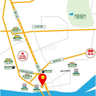 Mơ 15 Lô Gần TT Thị Trấn Vĩnh Điện,Sát Quốc Lộ 1A.