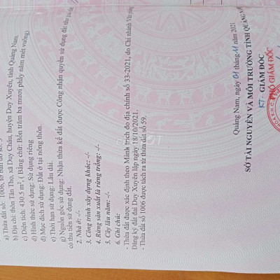 Cần bán 430m đất ở gần chợ La Tháp DT610 Duy Xuyên