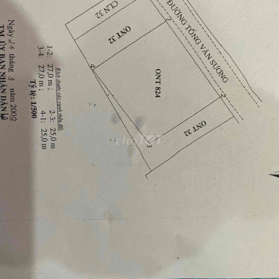 725m2 mặt tiền tông văn sương gần casamia giá tốt