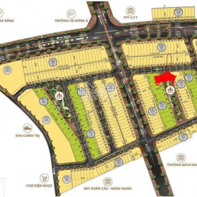 Lô góc khu đô thị Sungate, Điện Ngọc, giá rẻ hơn bê tông 11,2tr/m2