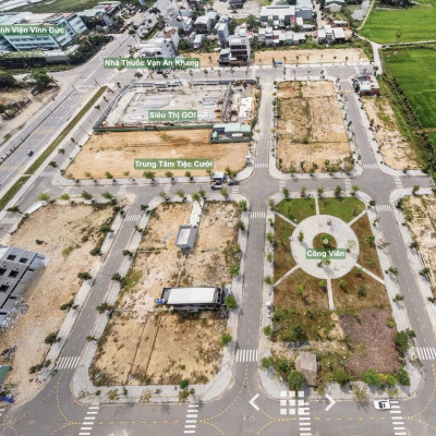 Đất nền mặt tiền quốc lộ 1A, kề siêu thị Go! Điện Bàn,sổ đỏ công chứng