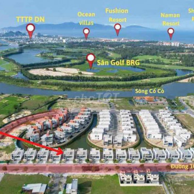 Biệt thự view sông kề biển Nam Đà Nẵng giảm 12 tỷ/căn sẵn sổ