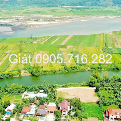 Đại Lộc 650m² đất ở. View Sông. Gần QL14B. Tách sẵn 4 sổ, chỉ 380tr/sổ