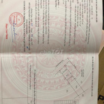 Đất thổ cư DH Bình Giang - 5 x23m Sổ Hồng trao tây .