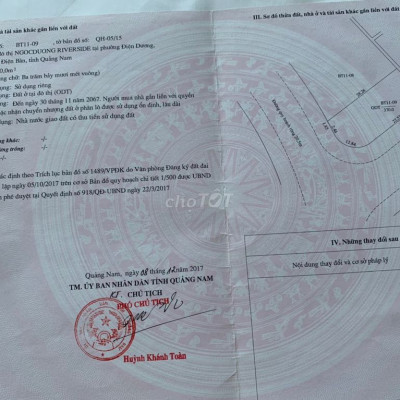 Lô góc hai mặt tiền, trực diện sông, *** giá tốt