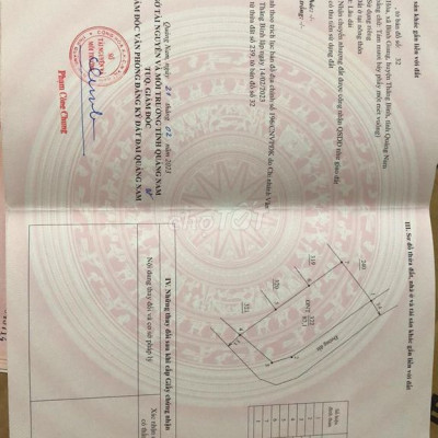 Đất thổ cư DH Bình Giang  Nở hậu