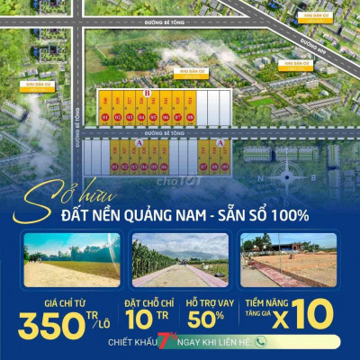 Đất nền sẵn sổ cách Ái Nghĩa 5km