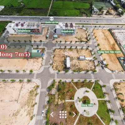 Đất nền giá rẻ nam Đà Nẵng, mặt tiền QL1a, đối diện bệnh viện Vĩnh Đức