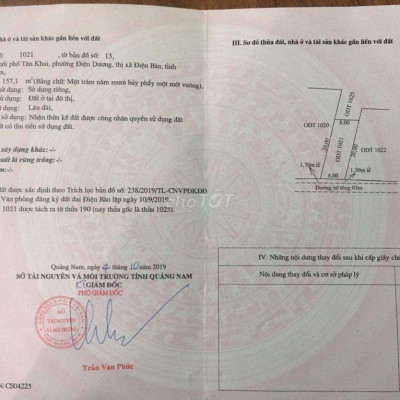 Sập hầm bán nhanh giá rẻ 1tỷ250 ,DT:160m2(8*20)phường điện dương